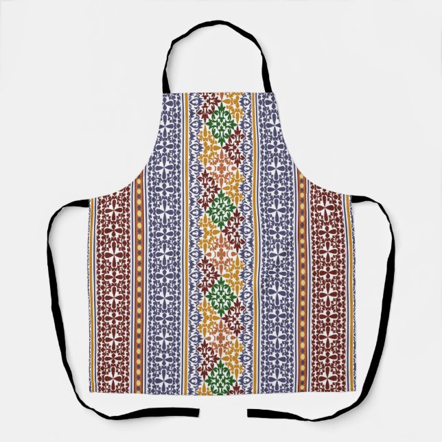 elegant ethnic pattern  apron (Front)