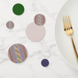 elegant ethnic pattern  confetti