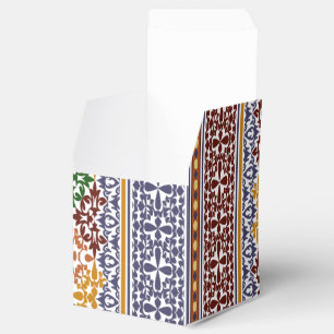 elegant ethnic pattern favour box
