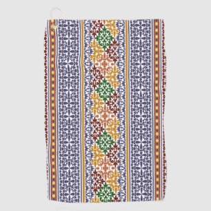 elegant ethnic pattern golf towel