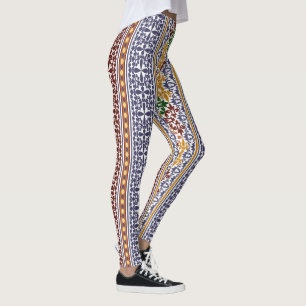 elegant ethnic pattern   leggings