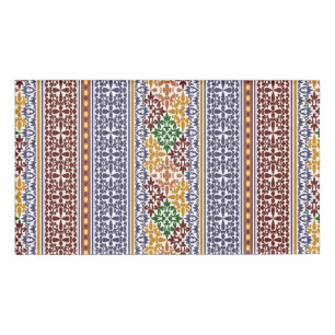 elegant ethnic pattern   name tag