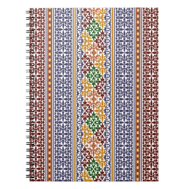 elegant ethnic pattern   notebook (Front)