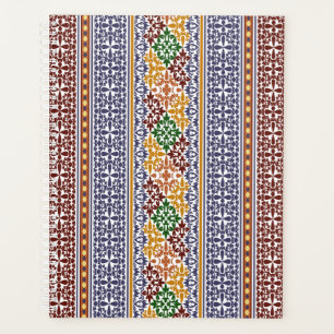elegant ethnic pattern  planner