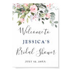 Elegant Eucalyptus Blush Roses Bridal Shower