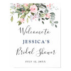 Elegant Eucalyptus Blush Roses Bridal Shower