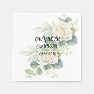 Elegant eucalyptus botanical photo Paper Napkin