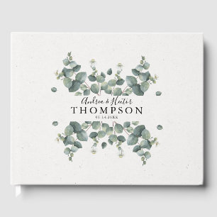 Elegant Eucalyptus Classic Wedding Guest Book