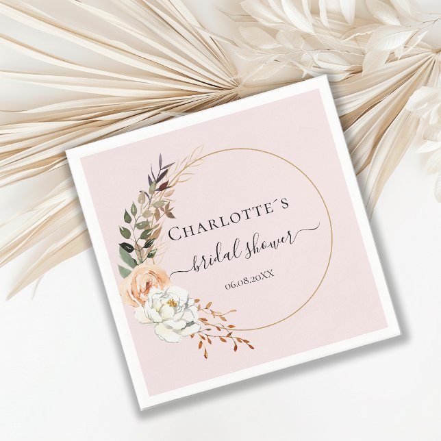 Elegant Eucalyptus Flower  Napkin (Creator Uploaded)