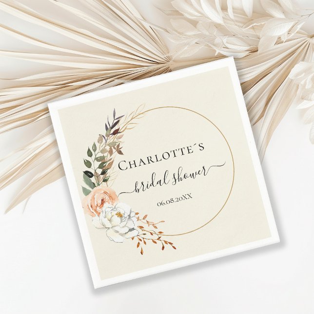 Elegant Eucalyptus Flower  Napkin (Creator Uploaded)