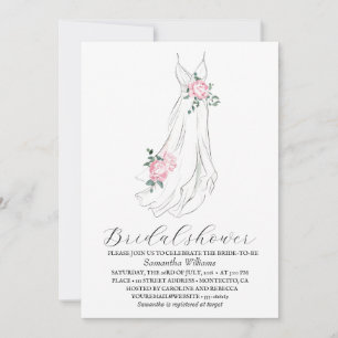 Elegant Eucalyptus Greenery Bridal Shower  Invitation