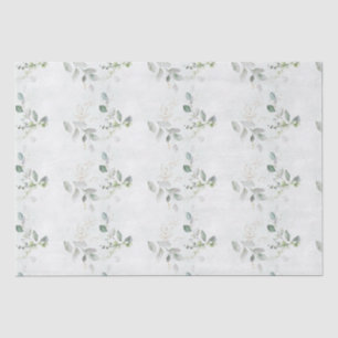 Elegant Eucalyptus Greenery Tissue Paper