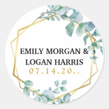 Elegant eucalyptus greenery wedding