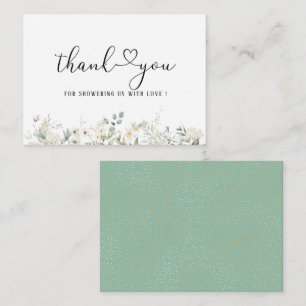Elegant Eucalyptus Leaves Greenery Note Card