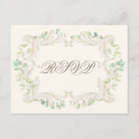 Elegant Eucalyptus Vintage Rustic Frame Wedding