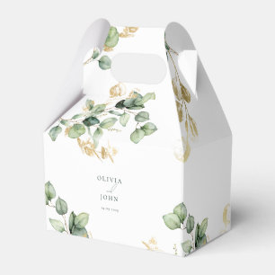 Elegant  Eucalyptus Wedding Favour Box