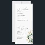 Elegant Eucalyptus Wedding Program<br><div class="desc">Elegant Eucalyptus Wedding Program</div>
