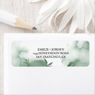 Elegant Eucalytus Greenery Watercolor Wedding