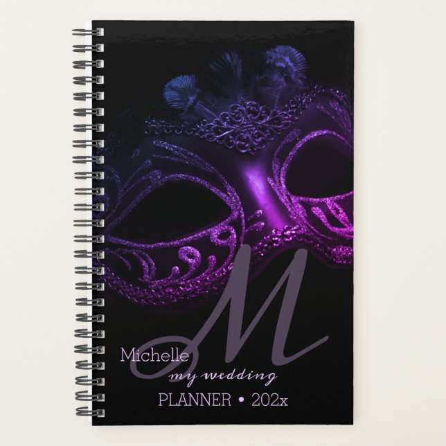 Elegant Evening Masquerade Planner (Front)