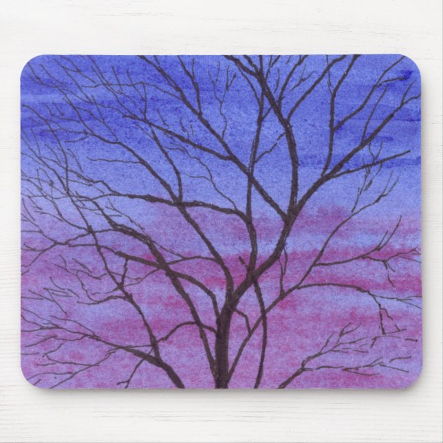 Elegant Evening Mouse Pad (Front)