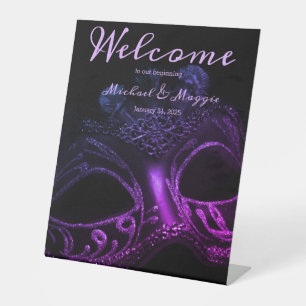 Elegant Evening Pedestal Sign