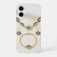 Elegant Evil Eye Jewellery Set Display