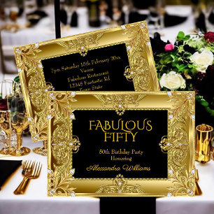 Elegant Fabulous Diamonds Gold Gems black Announcement