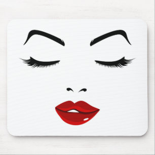 Elegant Face Mouse Pad