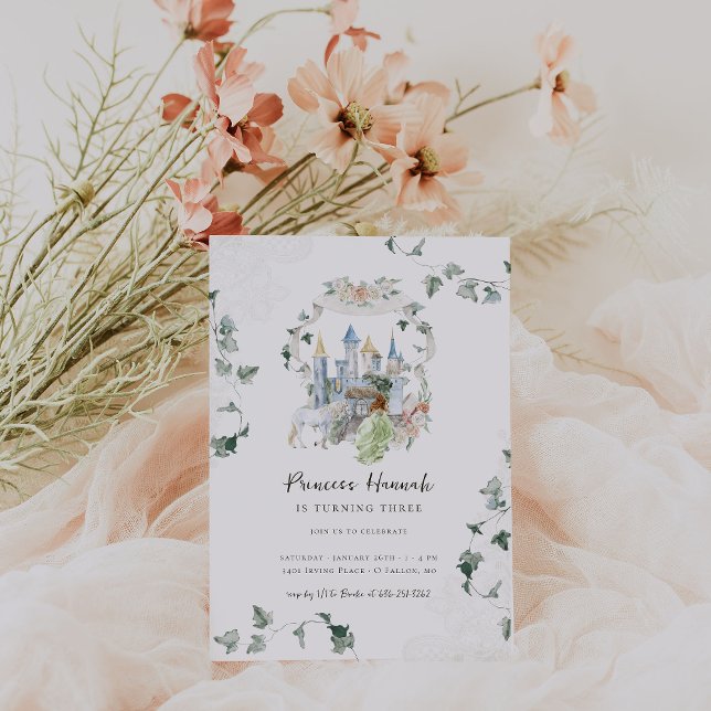 Elegant Fairy Tale | Princess Birthday Party Invitation (Creator Uploaded)