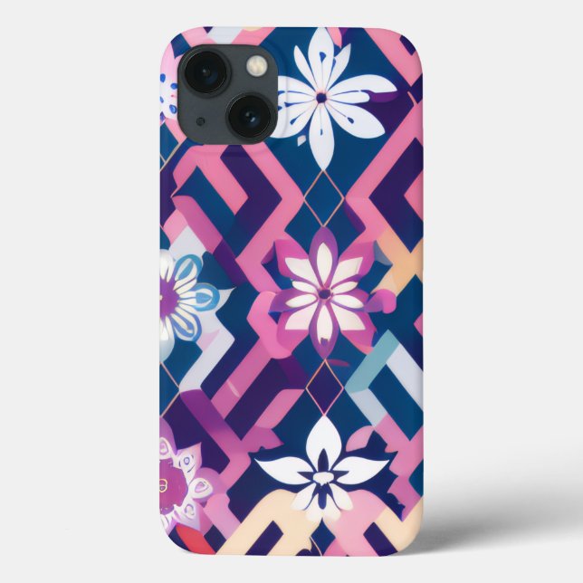 Elegant Fall/Autumn Moth Print Phone Cover (Back)