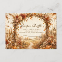 Elegant Fall Boho Diaper Raffle
