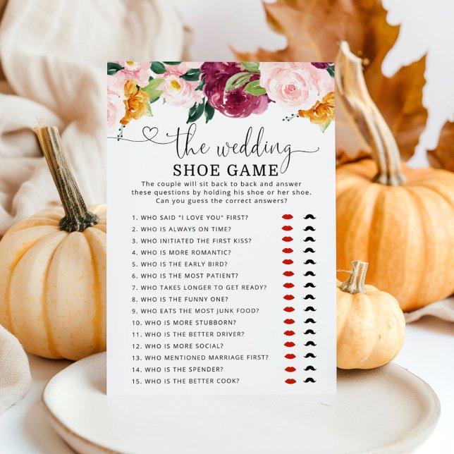 Elegant fall bridal The wedding shoe game (Creator Uploaded)