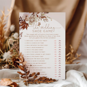 Elegant fall bridal The wedding shoe game