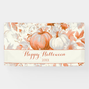 Elegant Fall Chinoiserie Halloween  Banner