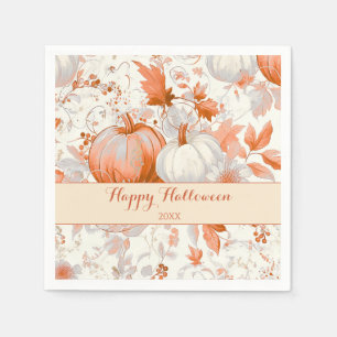 Elegant Fall Chinoiserie Halloween Napkin