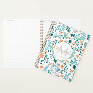 Elegant Fall Foliage Autumn Greenery Planner