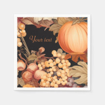 Elegant fall harvest personalised stylish