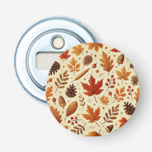 Elegant Fall Pattern Bottle Opener