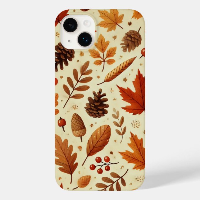 Elegant Fall Pattern Case-Mate iPhone Case (Back)