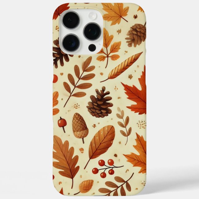 Elegant Fall Pattern Case-Mate iPhone Case (Back)