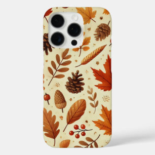 Elegant Fall Pattern iPhone 16 Pro Case