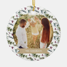 Elegant Family Christmas Photo Collage