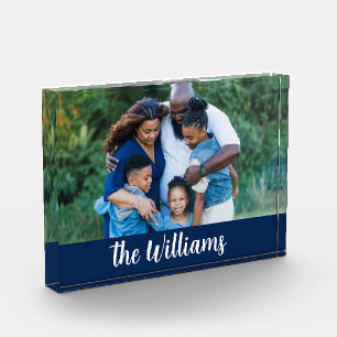 Elegant Family Photo And Signature