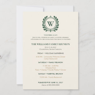 Elegant Family Reunion Invitation
