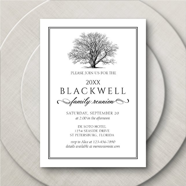 Elegant Family Reunion Invitation (Creator Uploaded)