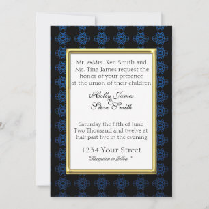 Elegant Fancy Fringe Wedding Invitations