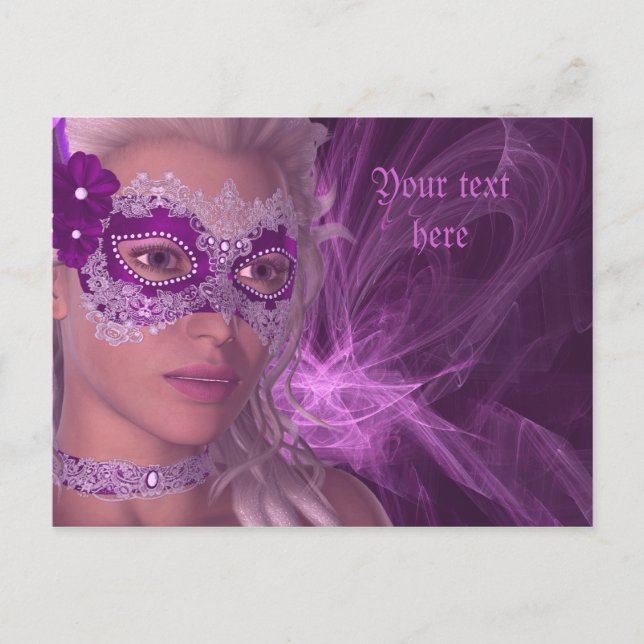 Elegant fantasy postcard (Front)