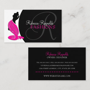 Elegant Fashion Designer Business Card
