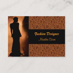 Elegant Fashion Designer Business Card