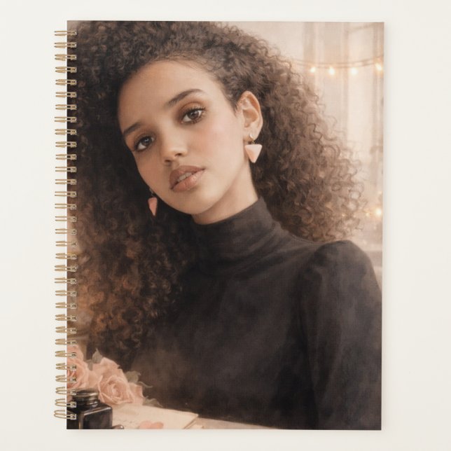 Elegant Fashion Doll- Inspiring Beauty Planner (Front)